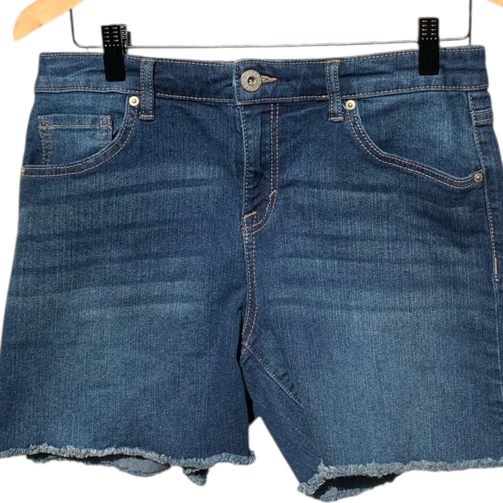 Style & Co. Dark Blue Jean Shorts Size 6. Great condition.